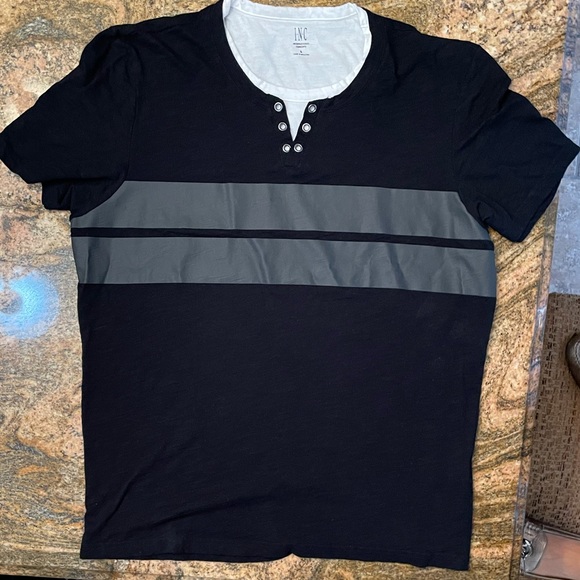 INC International Concepts Other - INC Split Crew Neck T-Shirt